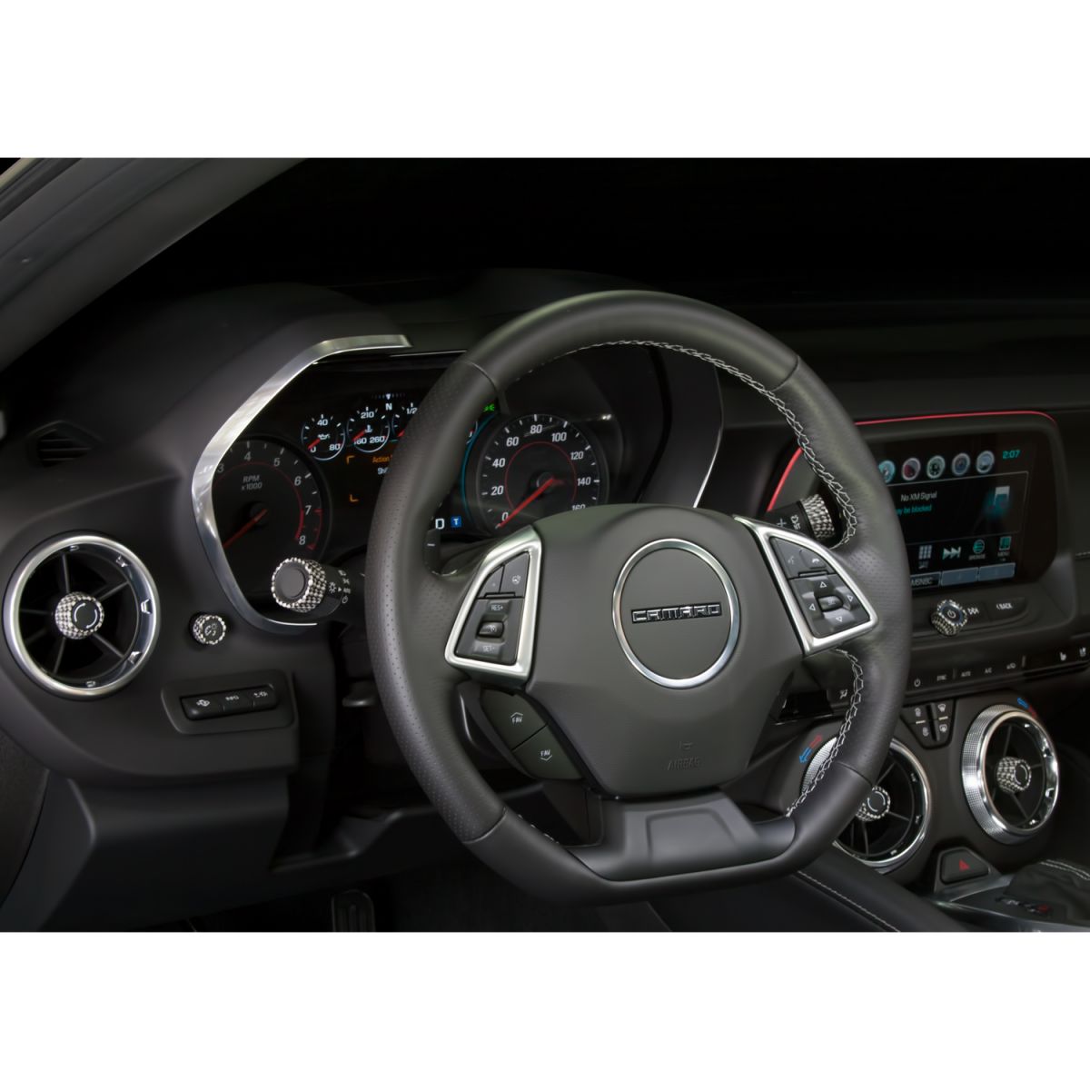 2016-2018 6th Generation Camaro Interior Knob Kit Color Matched Hydro Carbon(8pc)